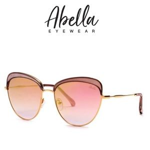 Abella Emery Polarized Sunglasses rose gold